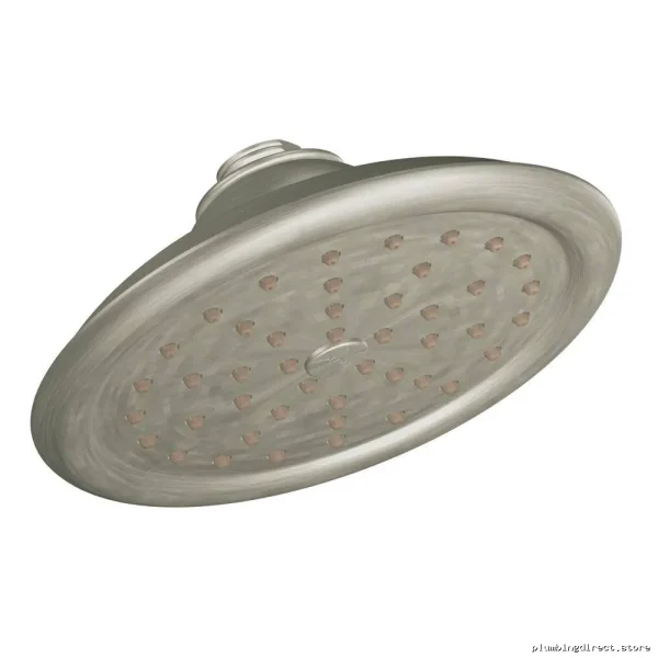 Moen ExactTemp Eco-Friendly Water-Saving Rainshower Shower Head in Brushed Nickel