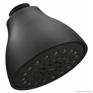 Eco-Friendly Water-Saving Shower Head in Matte Black by Moen