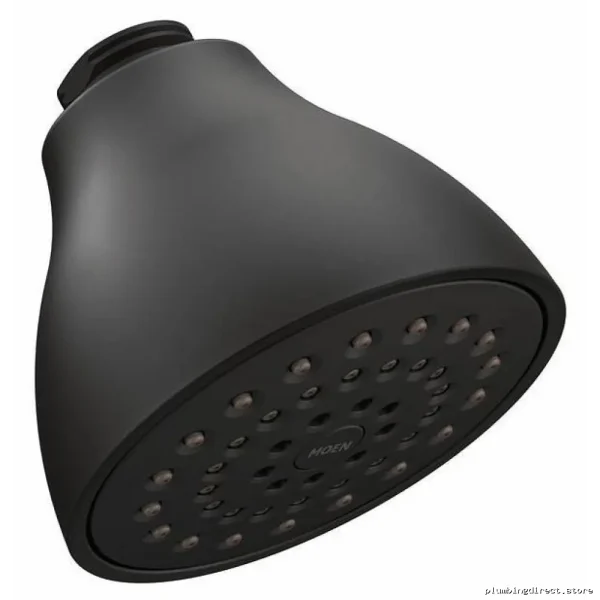 Eco-Friendly Water-Saving Shower Head in Matte Black by Moen
