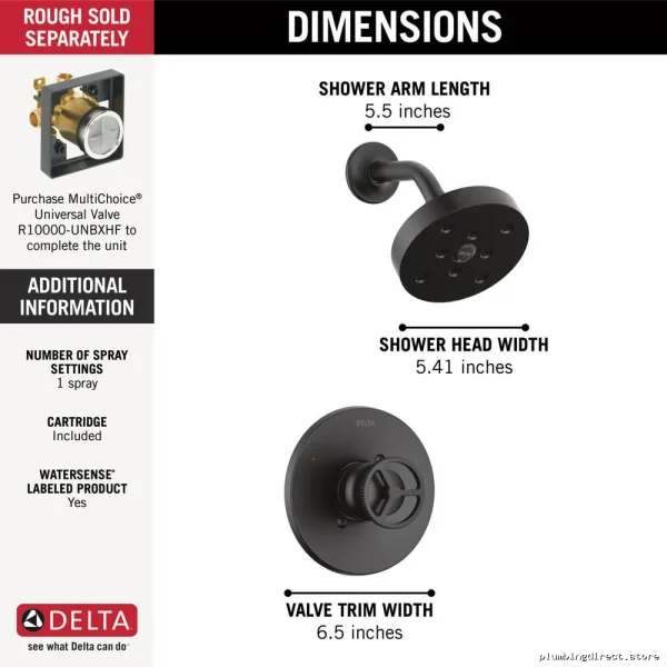 Eco-Friendly Matte Black Okinetics Water Saving Shower Head – TRISTENTRIC - Image 3