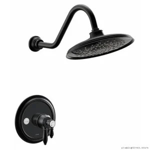 Weymouth Core Showers Eco-Friendly Bathroom Trim in Matte Finish for Modern Homes.