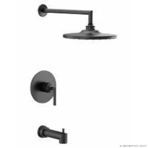 Eco-Performance Matte Black Tub & Shower Trim Kit - Arris M-Core Series