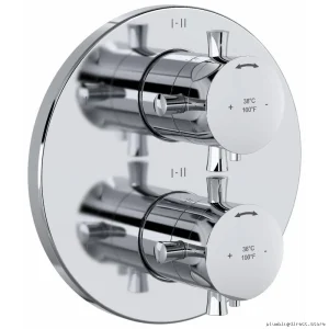 Edge Riobel Chrome Thermostatic Shower Valve with 6 Functions
