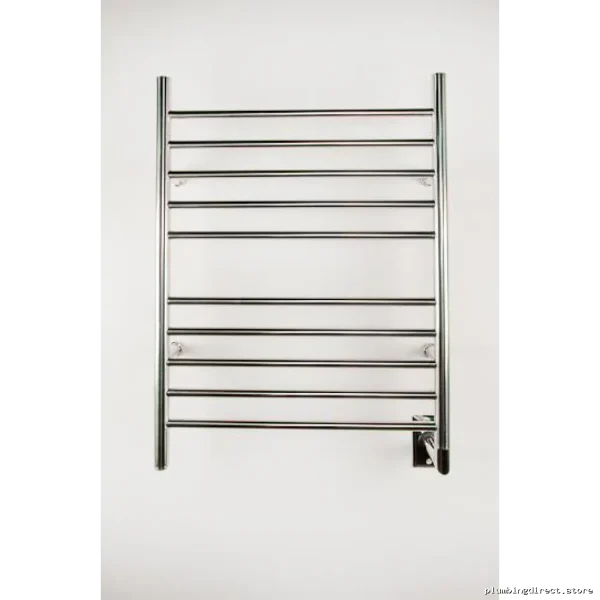 Electric Hardwired Heated Towel Rail - Straight Polished Design - Image 5
