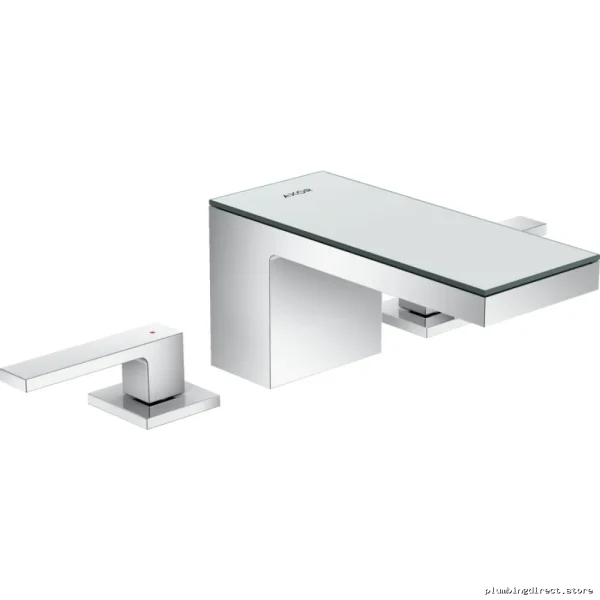 Elegant Axor MyEdition Chrome Widespread Bathroom Sink Faucet