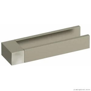 Elegant Brushed Nickel Bathroom Hook | RIOBEL Reflet Line