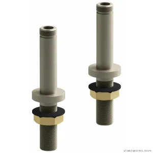 Brushed Nickel Deck Mount Riser Set of 4 - RIOBEL TU04BN Elegant Design
