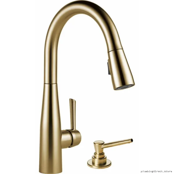 Elegant Champagne Bronze Vessel Soap & Lotion Dispenser - RP1001CZ Delta - Image 2