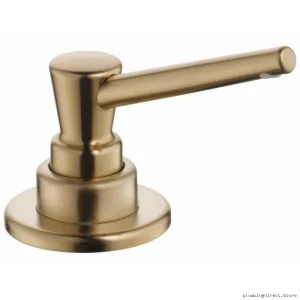 Elegant Champagne Bronze Vessel Soap & Lotion Dispenser - RP1001CZ Delta