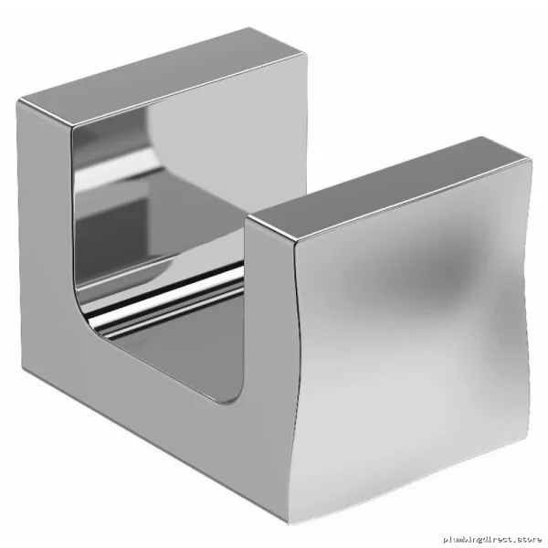 RIOBEL Reflet Chrome Hook - Elegant Bathroom Robe Holder