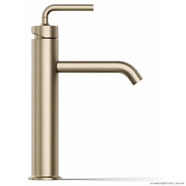 Elegant Kohler Purist Tall Bathroom Faucet - Brushed Bronze - Image 2