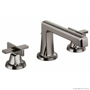 Elegant Low-Flow Single-Handle Bathroom Faucet in Brilliance Black Onyx