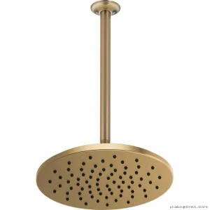 Elegant Luxe Gold Round Rain Shower Head | Brizo 81392-GL