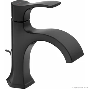 Elegant Single Hole Bathroom Faucet with Pop-Up Drain - Matte Black Hansgrohe