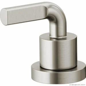 Elegant Roman Tub Notch Lever Handle Kit – Luxe Nickel HL639-NK by Brizo