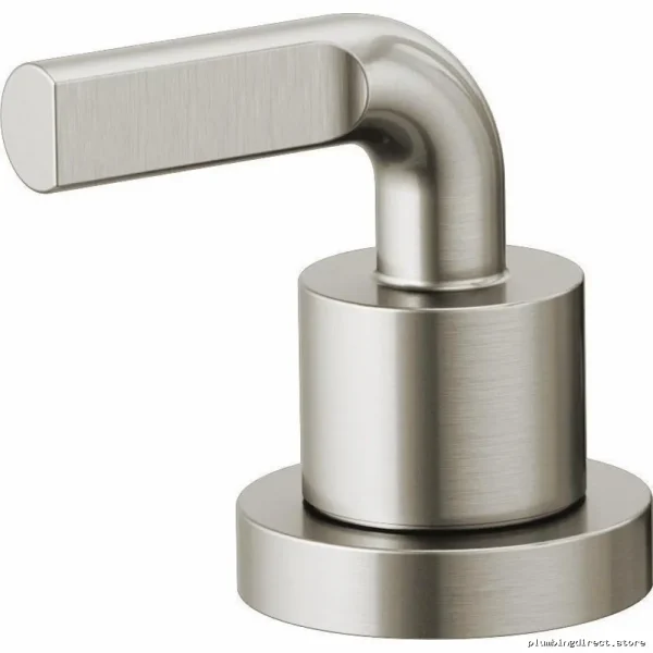 Elegant Roman Tub Notch Lever Handle Kit – Luxe Nickel HL639-NK by Brizo