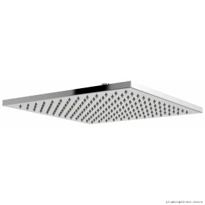 Elegant Square Rainfall Showerhead with Chrome Finish - RioBel