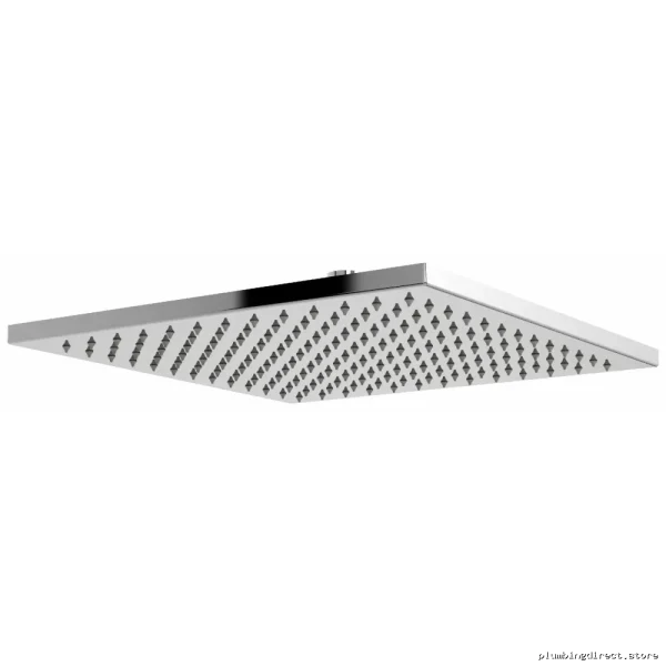 Elegant Square Rainfall Showerhead with Chrome Finish - RioBel