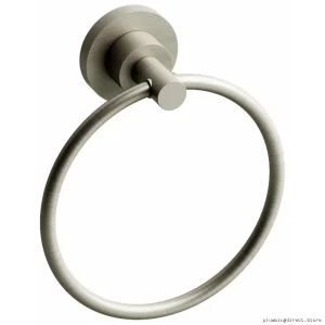 Elegant Star Towel Ring - Brushed Nickel Wall Hook