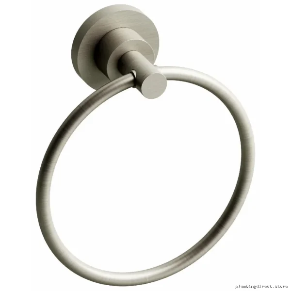 Elegant Star Towel Ring - Brushed Nickel Wall Hook