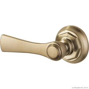 Elegant Universal Toilet Tank Lever in Luxe Gold | Fits All Standard Tanks