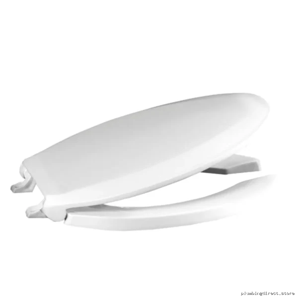 For Commercial Use Elongated Open-Front White Toilet Seat - 820STSFE-001 CENTOCO