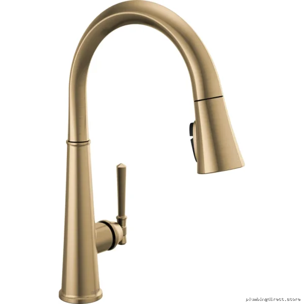 Emmeline Pull-Down Kitchen Faucet in Champagne Bronze with Lumicoat Finish