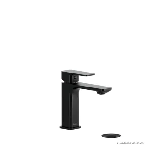 Equinox Black Lever-Handle Bathroom Faucet, Single-Hole Design with Low-Flow 1.2 GPM - EQS01BK RIOBEL