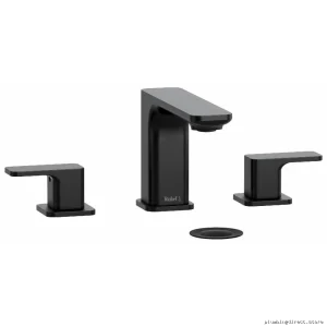 Equinox Black Widespread Faucet with Lever Handle 1.2 GPM - EQ08BK RIOBEL