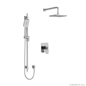 Equinox Chrome Thermostatic Shower Kit with Temperature Control KIT323EQC