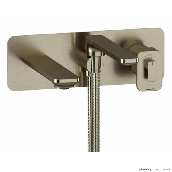 Equinox Luxury Tub Filler - Brushed Nickel Wall Mount