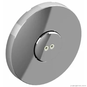 Chrome Finish Ergonomic Round Body Spray - Easy Application | RIOBEL 369C