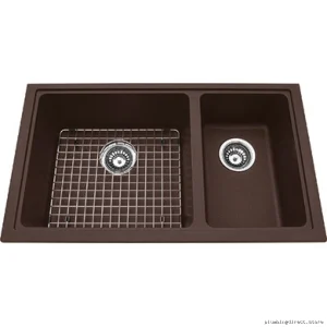 Espresso Half Bowled Granite Kitchen Sink – Myths/Kindr