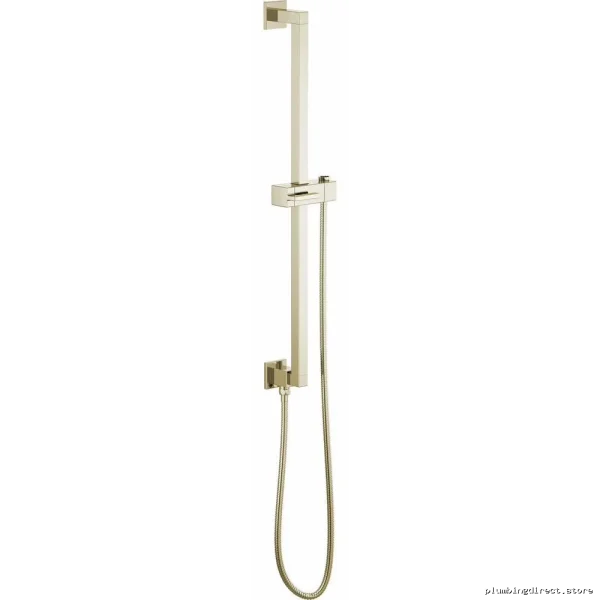 Euro Style Adjustable Shower Bar with Hose - Polished Nickel Brizo - Image 2