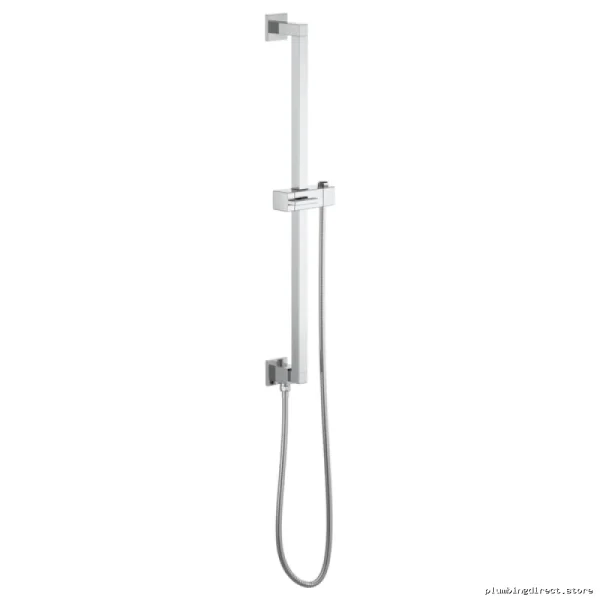 Euro Chrome Shower Slide Bar with Hose - System Component, Chrome Finish, Brizo 74799-PC