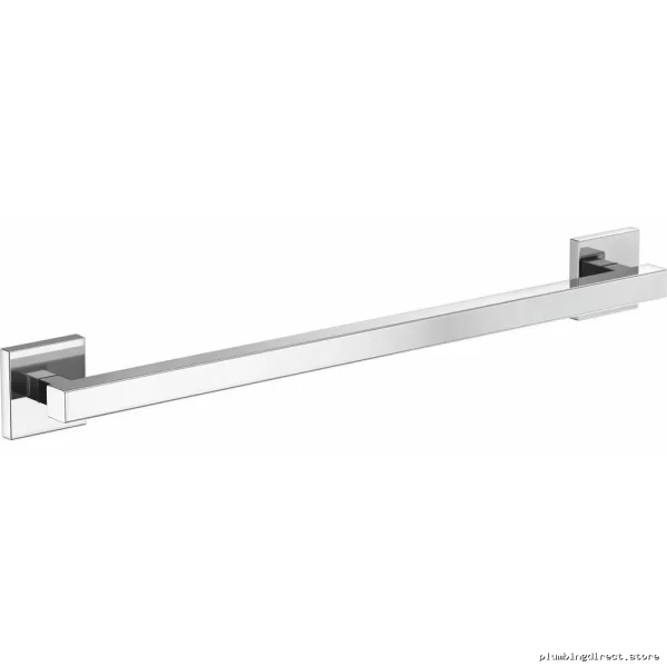 StainlessSteelEuroDesignBathroomSafetyGrabBar-ChromeFinishWallMount