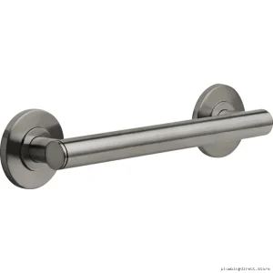 Euro Round 12 Inch Luxe Steel Grab Bar - Brizo Model