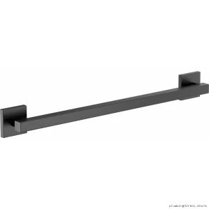 Euro Square Brizo 24-Inch Matte Black Grab Bar | Series Model 69380-BL