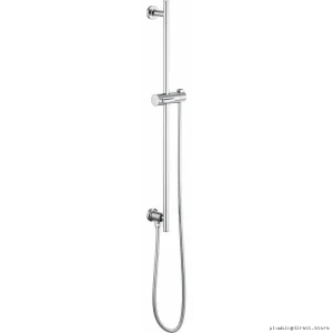 Euro-Style Round Shower Slide Bar with Hose Included - Chrome Finish Brizo Model 74792-PC