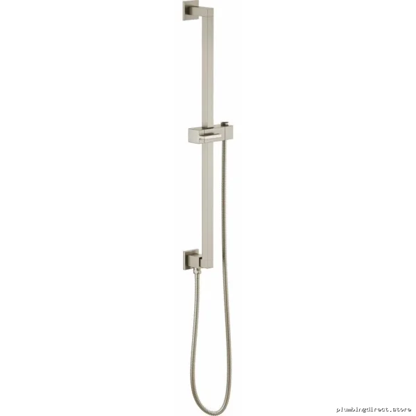 Euro Style Shower Slide Bar with Hose in Luxe Nickel Finish