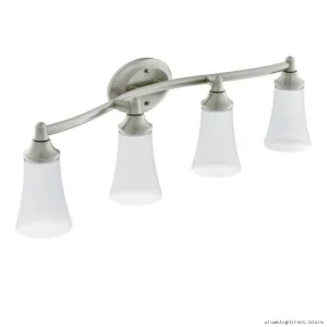 EVA Four-Globe Light Sconce with Brushed Nickel Finish - Model YB-Moen