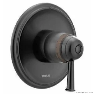 ExactTemperature Control ValveTrim in MatteBlack forMoenT-ValveReplacement