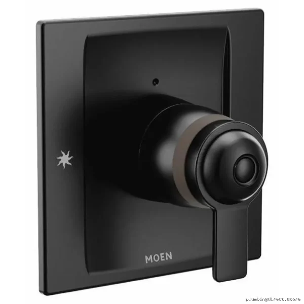 ExactTemp 90 Degree Matte Black Faucet Trim - Moen TS3100BL