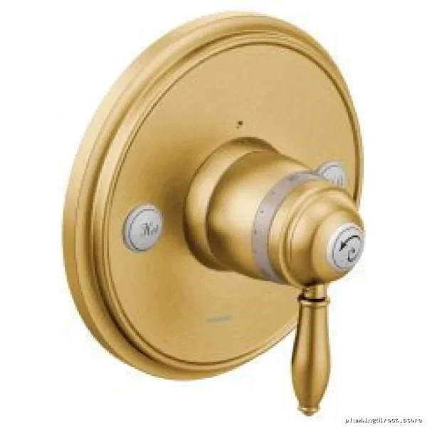 Brushed Gold ExactTemp Valve Trim by Weymouth for Moen Showers