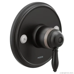 Moen Compatible ExactTemp Matte Black Valve Trim Replacement by Weymouth