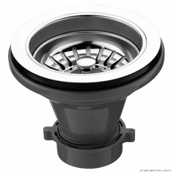 Excalibur EA-114 Stainless Steel Drain Strainer & Tailpiece Set