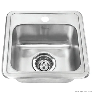 Excalibur Stainless Steel Drop-In Bar Sink Single Bowl ESL1515/6/1