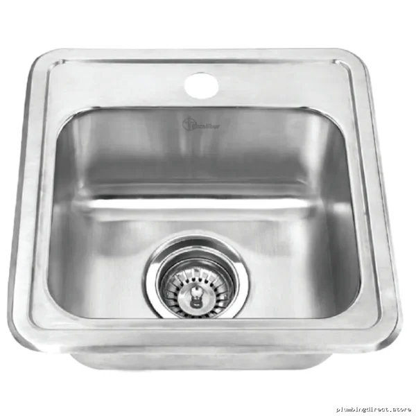 Excalibur Stainless Steel Drop-In Bar Sink Single Bowl ESL1515/6/1