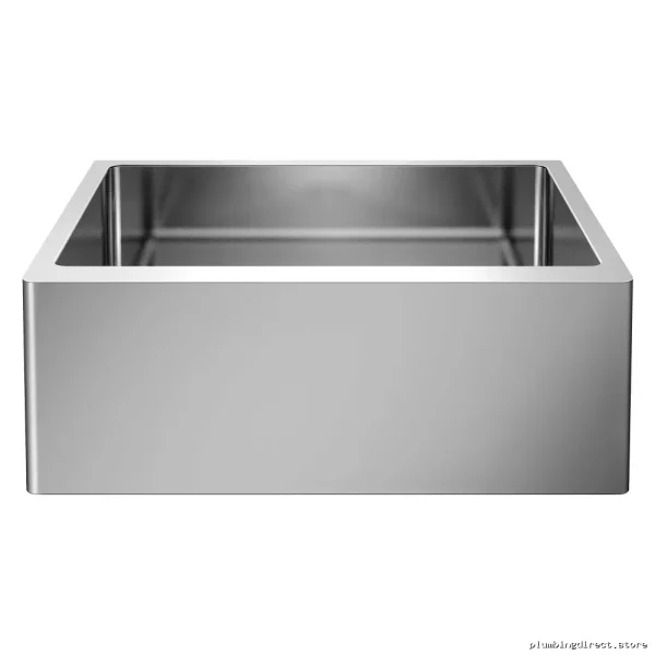 Medium Farmhouse Apron Front Stainless Steel Single Bowl Kitchen Sink