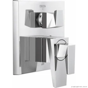 Adjustable Three-Way Chromed Diverting Valv